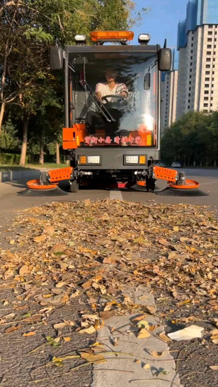 巨野月亮清洁设备有限公司扫地车清扫树叶灰尘马路室外扫地车
