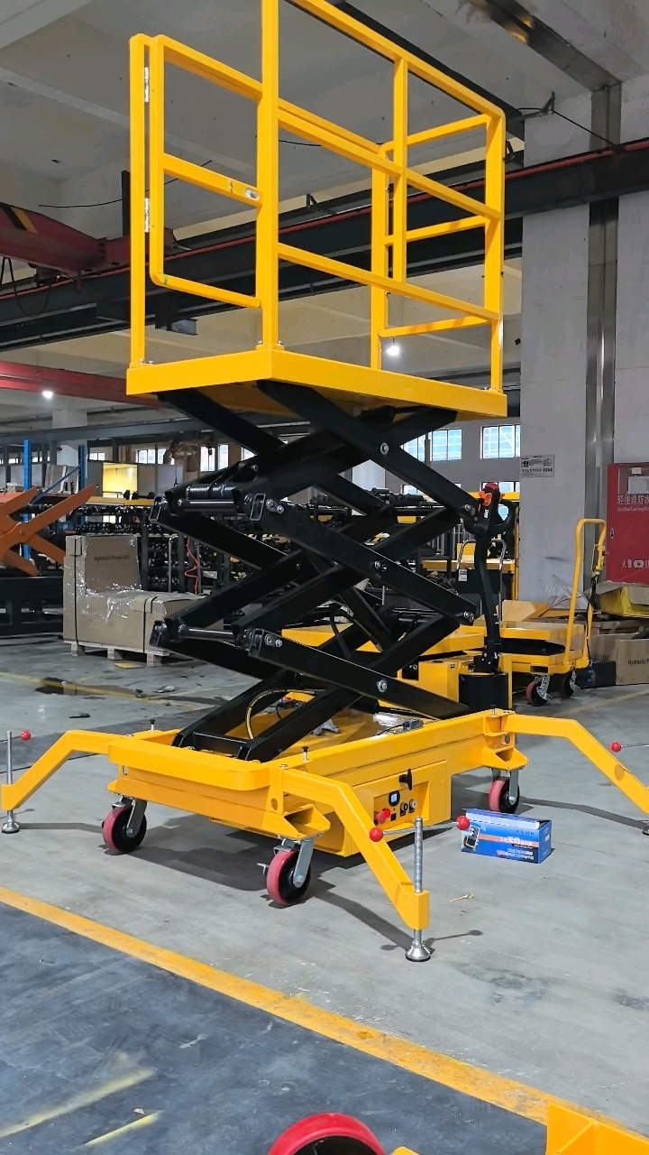 液压升降平台剪叉式举升机升高架固定式工作台电动起升台支持定做