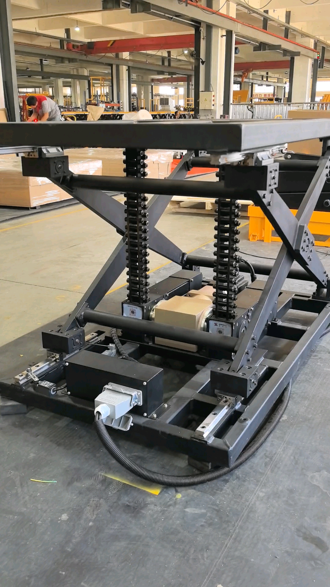 升降平台固定剪叉式电动液压升降机舞台订制承重提升机大剪举升机