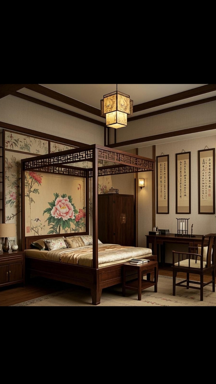 新中式卧室