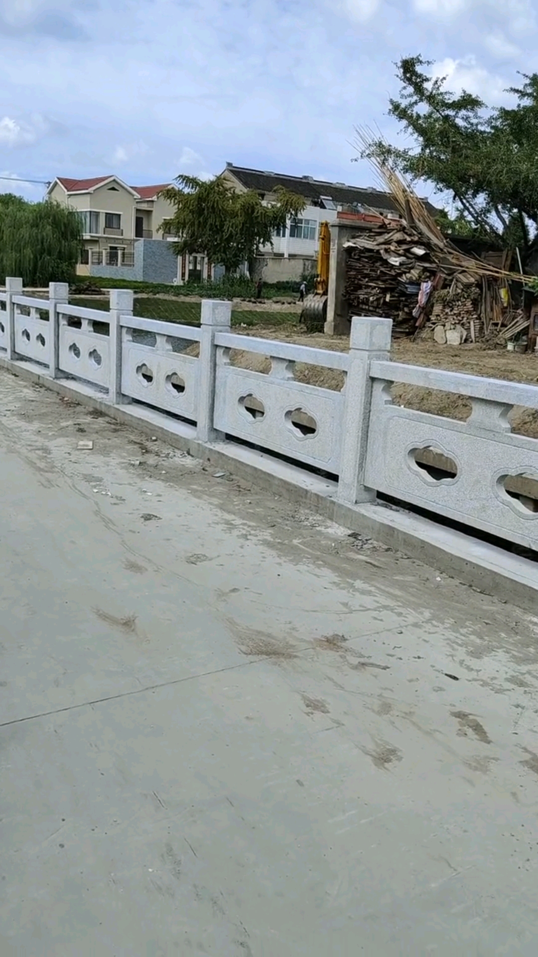 花岗岩桥栏杆,五莲花桥栏板,石雕桥栏杆,景区石护栏,石材栏杆