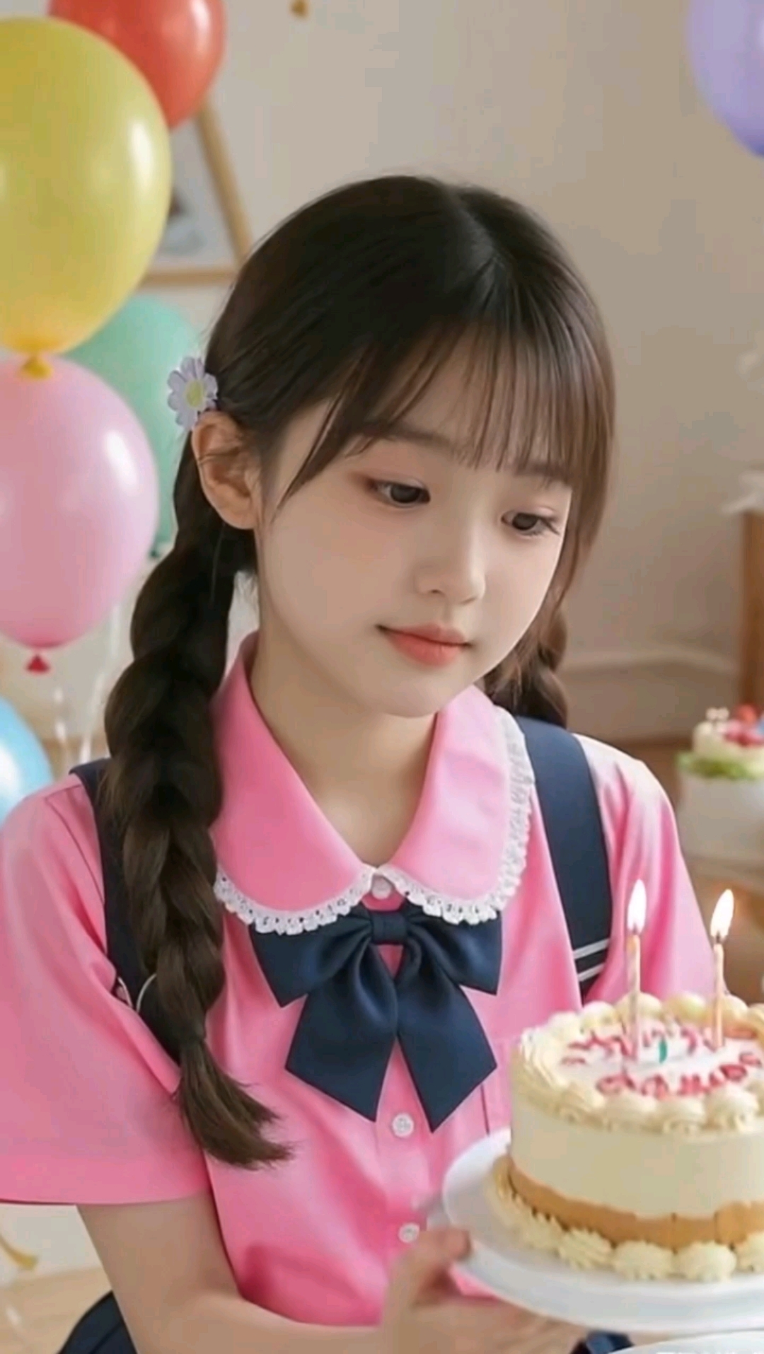 12岁小仙女,生日快乐!愿你的每一天都甜过糖果!