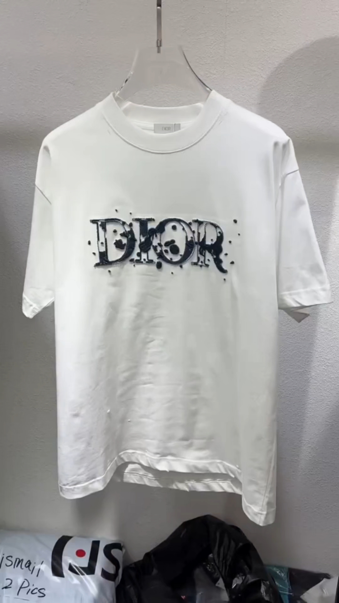 迪奥夏季新品短袖t恤,时尚奢华百搭