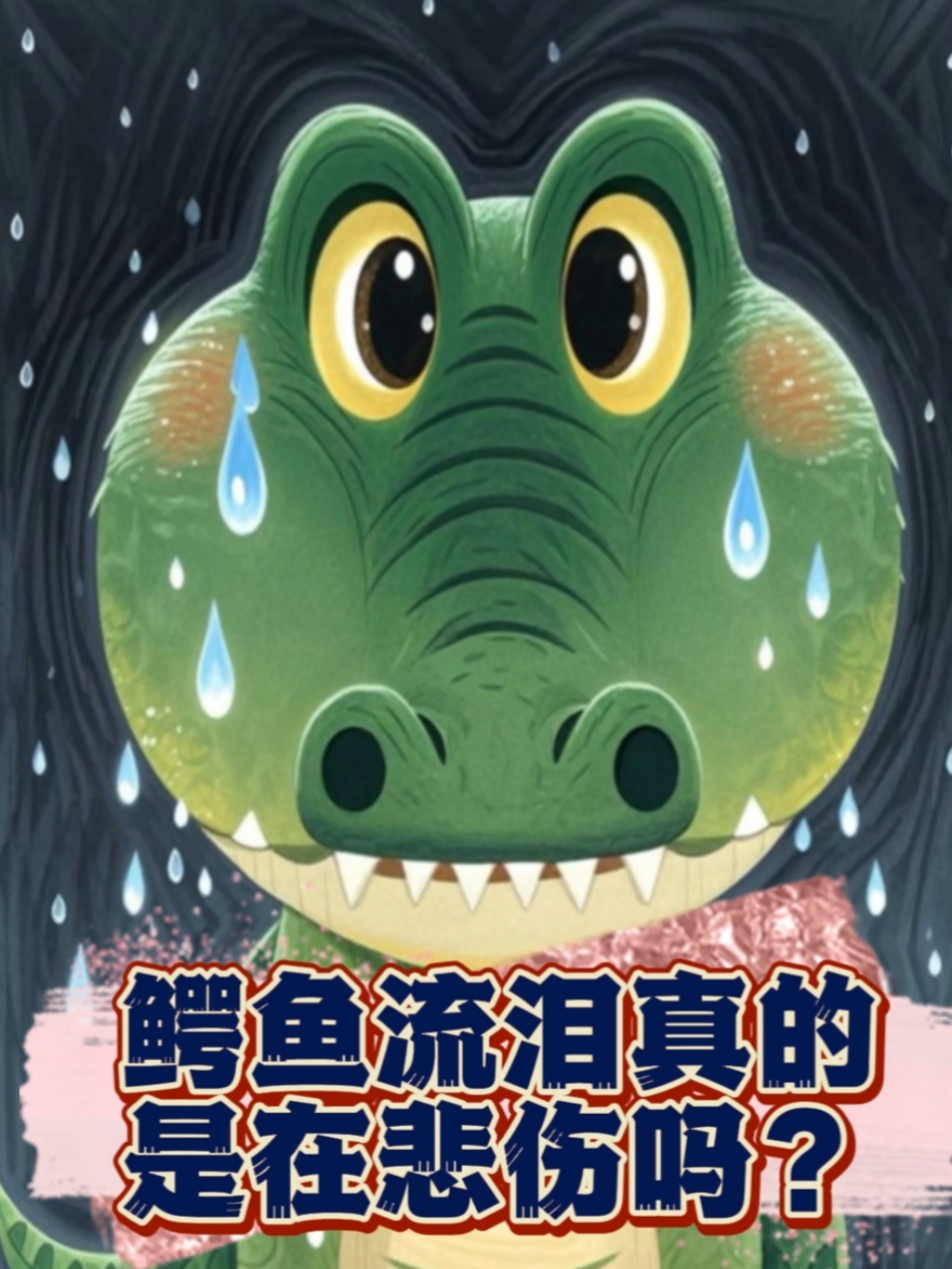 鳄鱼流泪真的是在悲伤吗?