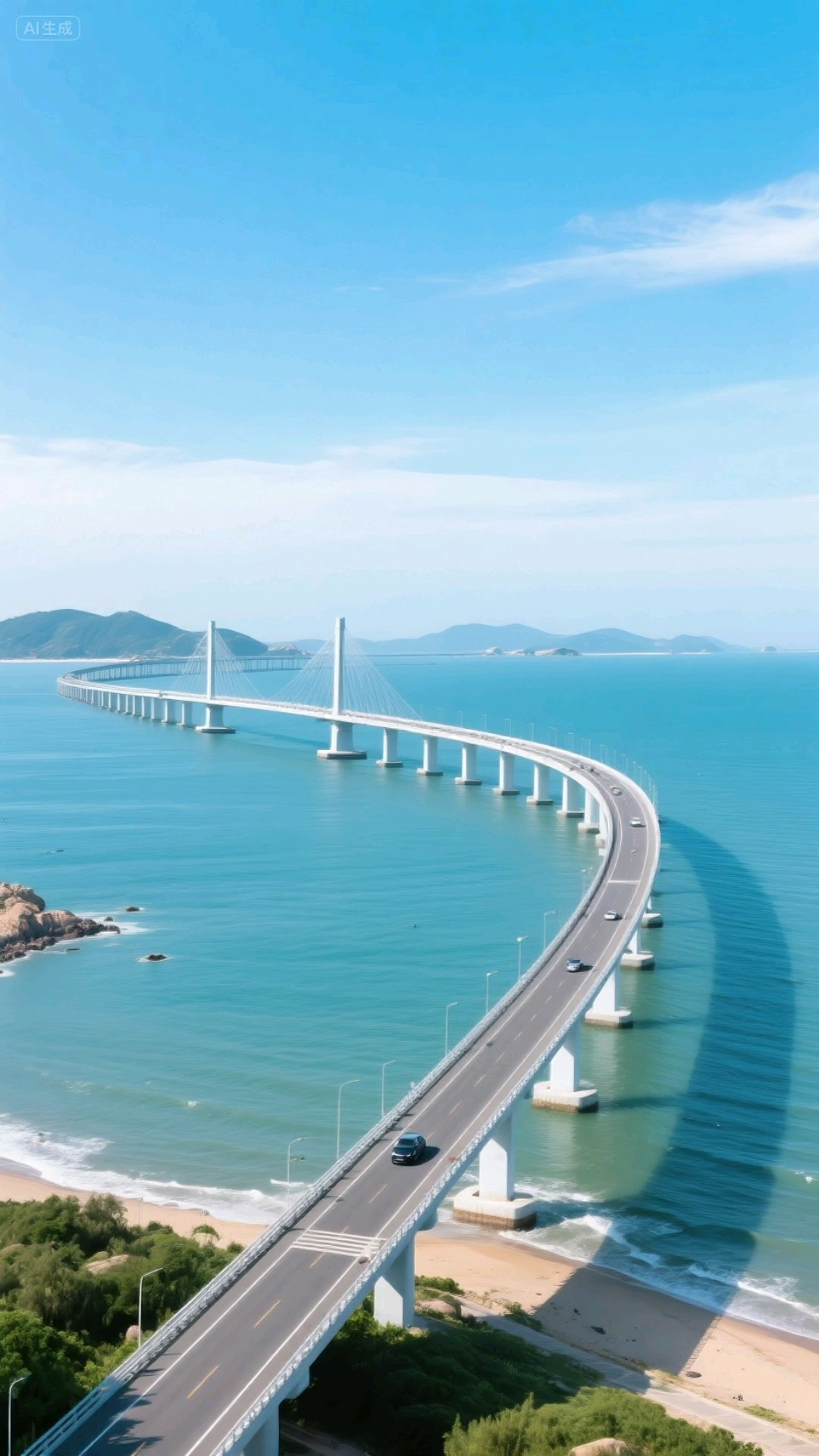 广东汕头市南澳大桥,是连接汕头市澄海区和南澳县的跨海大桥