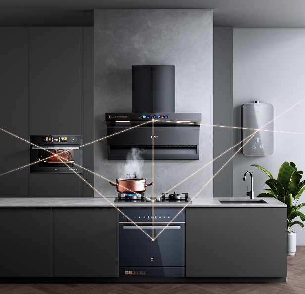 云米milano智能厨房套装,黑科技刷新智能厨房新体验