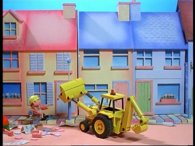 bbc工程车题材动画片《巴布工程师》老版 新版(中英双版)