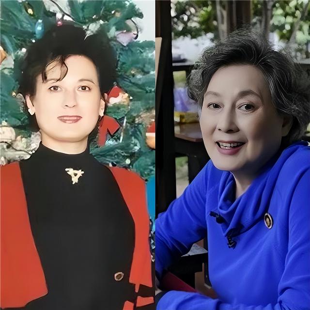 被向梅的老年状态惊艳到:86岁头发花白,衣装素雅却高级有气质