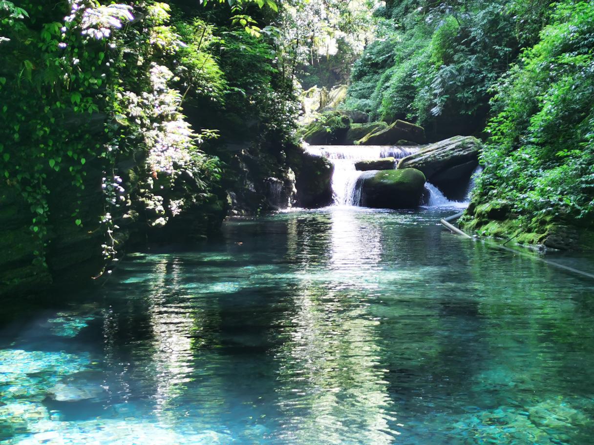张家界澧水河 水清岸绿景美