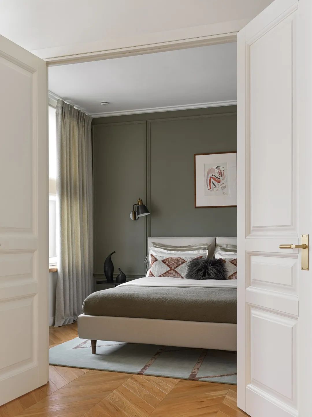 57㎡小户型复古风法式设计,充满艺术感!