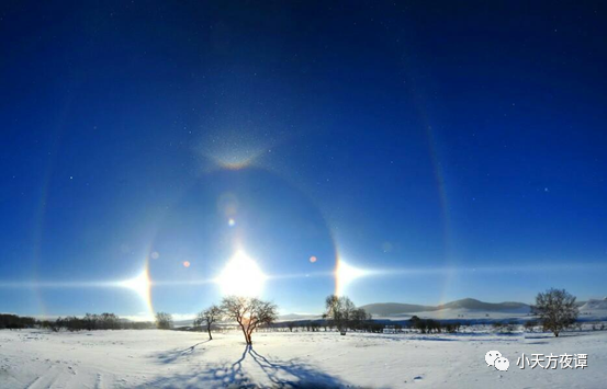 北京上空现"三个太阳",美国上空火柱疑形似外星飞船降临!