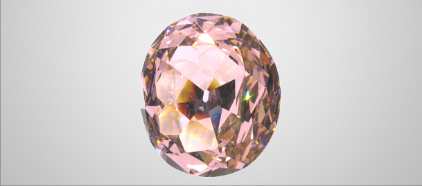 世界第四大名钻,深藏地下宝库,见证两段传奇爱情的光明之眼粉钻