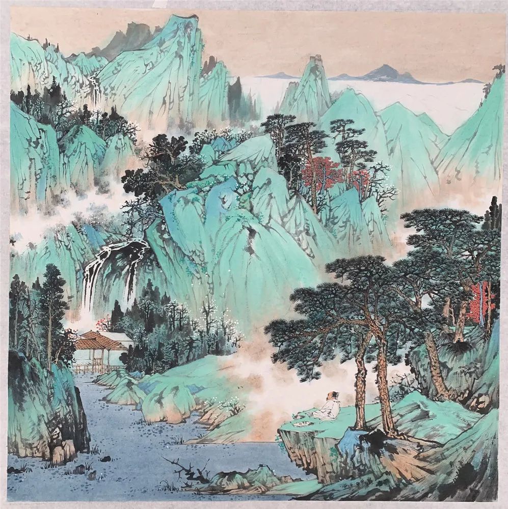 常潇山水画作品图片