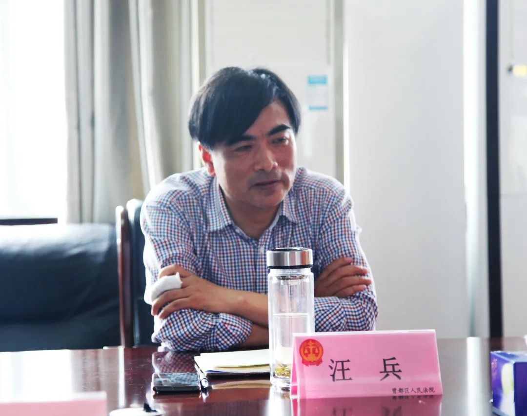 区委书记,区长姜皓同志到我院调研