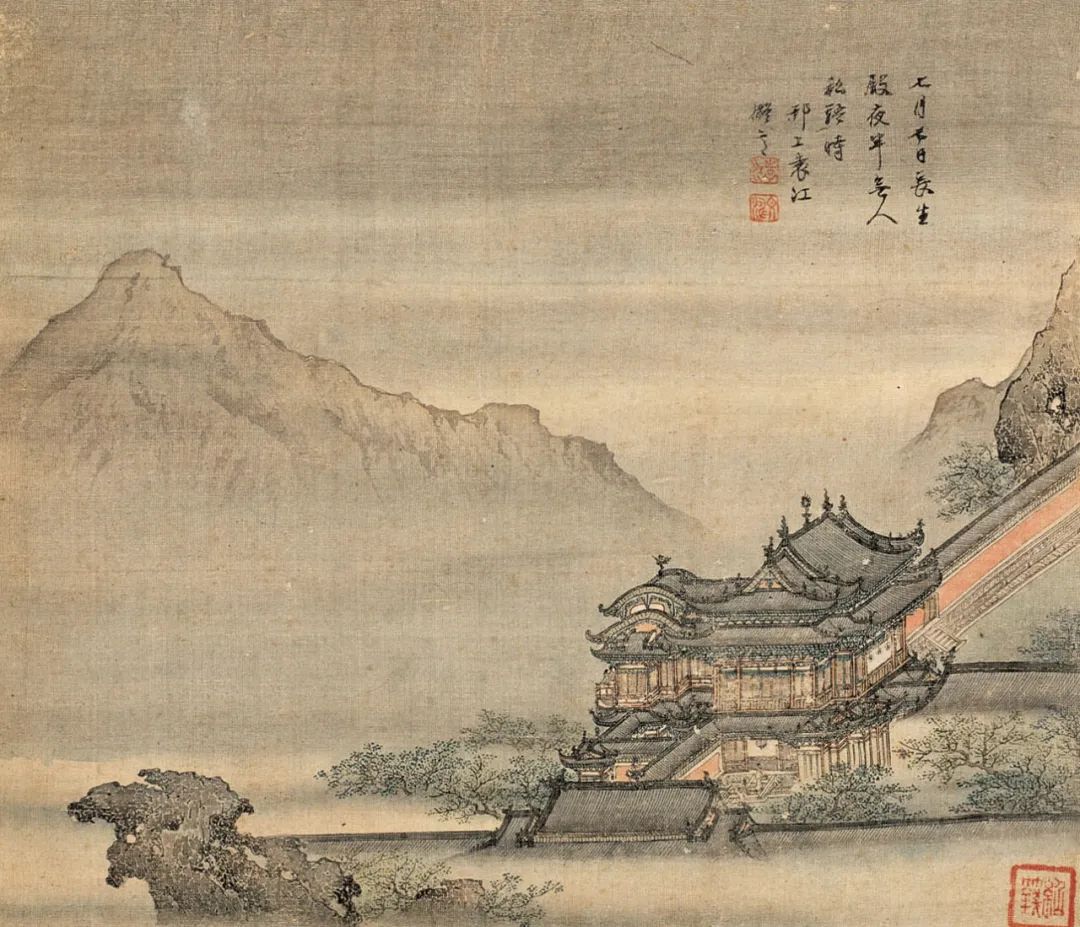 清朝"界画"第一人——《山水楼阁图》袁江