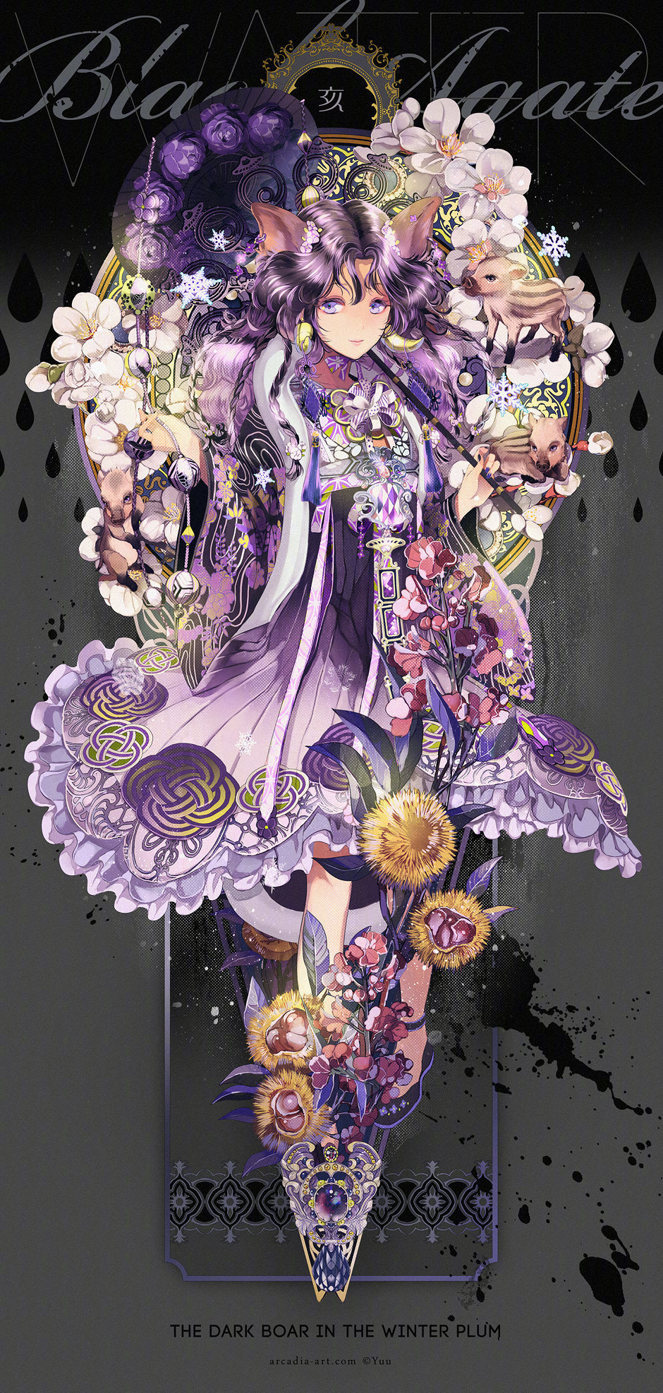 画师绘制"12生肖拟人",精致唯美的绘画风格,龙娘堪称惊艳