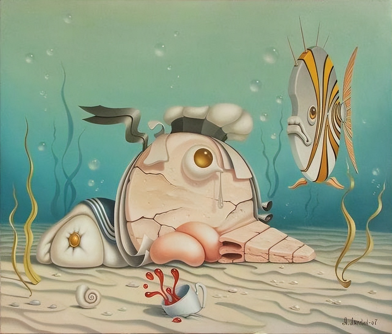 超现实主义画家alexander lyamkin作品︱艺术名画