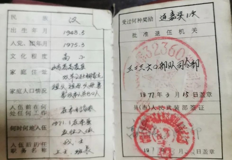 我家有老兵——父亲是一名低调的退伍军人