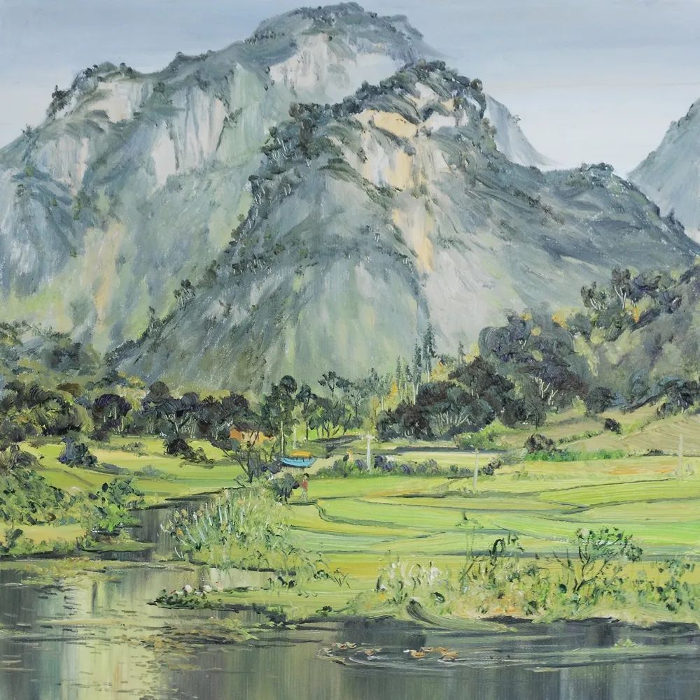 「普厅画廊」绿水青山就是金山银山|蒙曰龙油画作品展