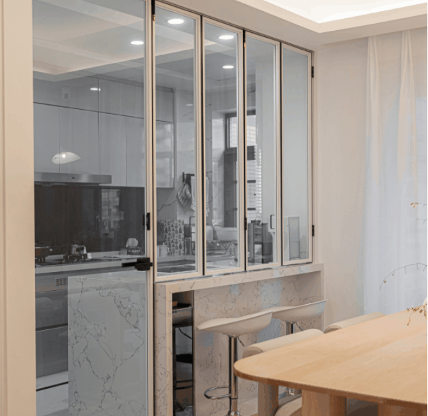 厨房的门怎么装好看?看看这3种常见的处理