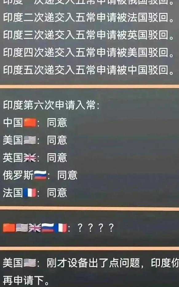 印度电视台表示:将考虑退出联合国,另立门户,新建一个世界组织