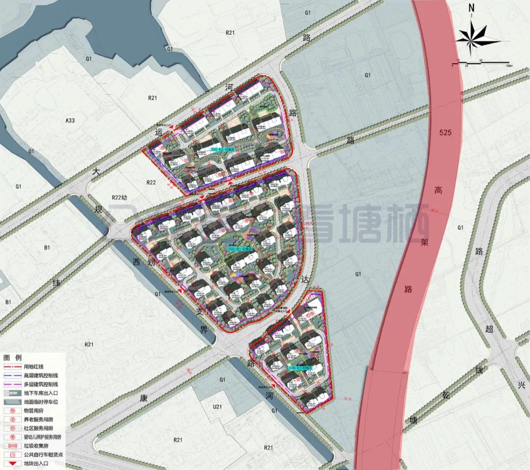 塘栖塘北村大利好!望梅路高架向北跨运河连接新安互通