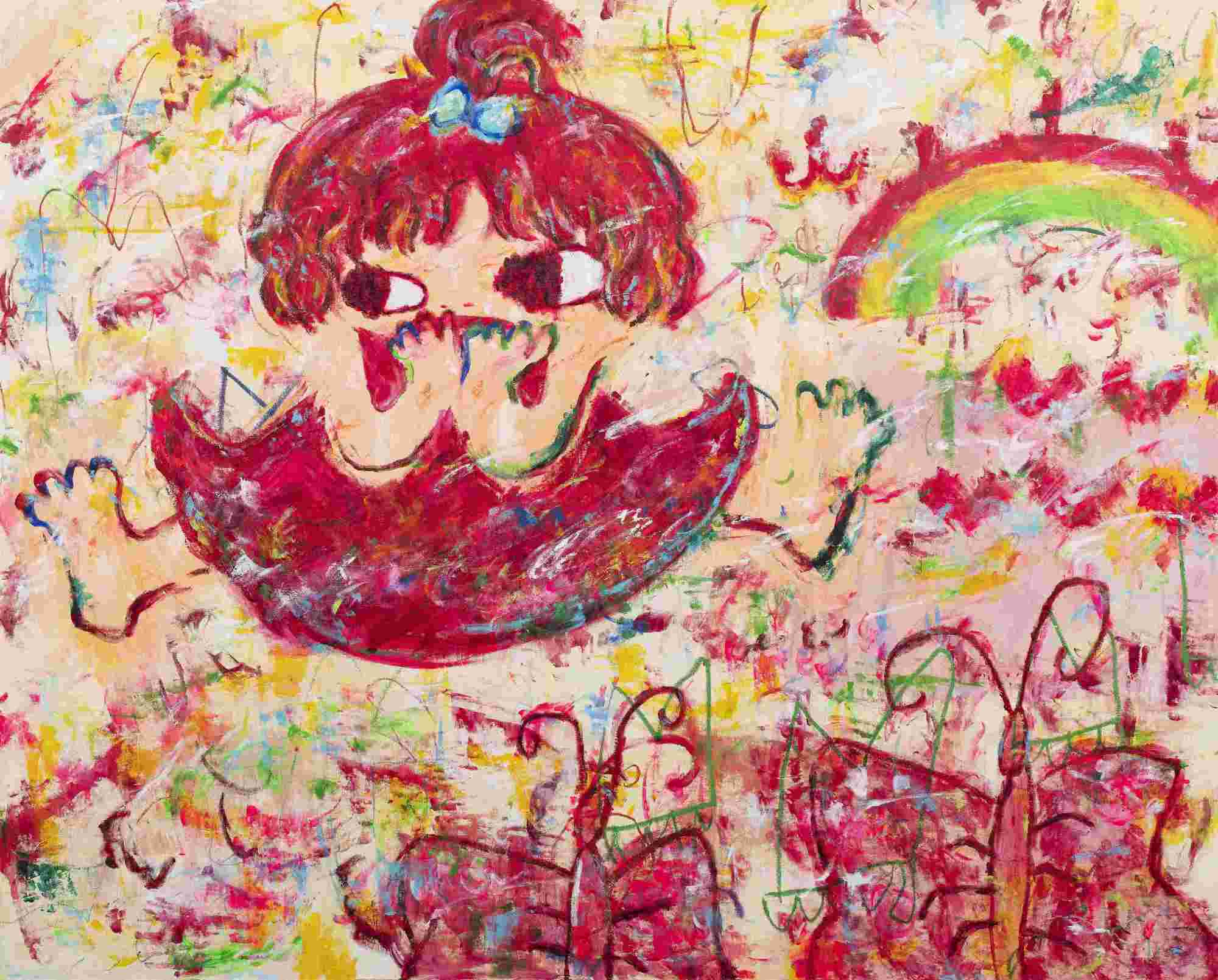 六角彩子作品《彩虹与女孩》将亮相香港邦瀚斯春拍