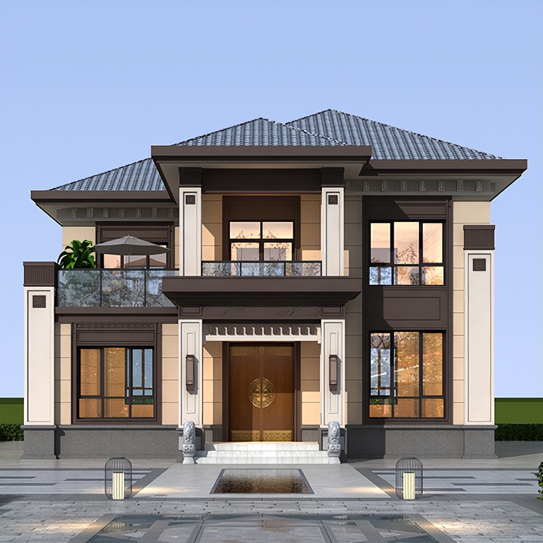 经典农村别墅设计,5款设计图纸,堪称农村建房典范