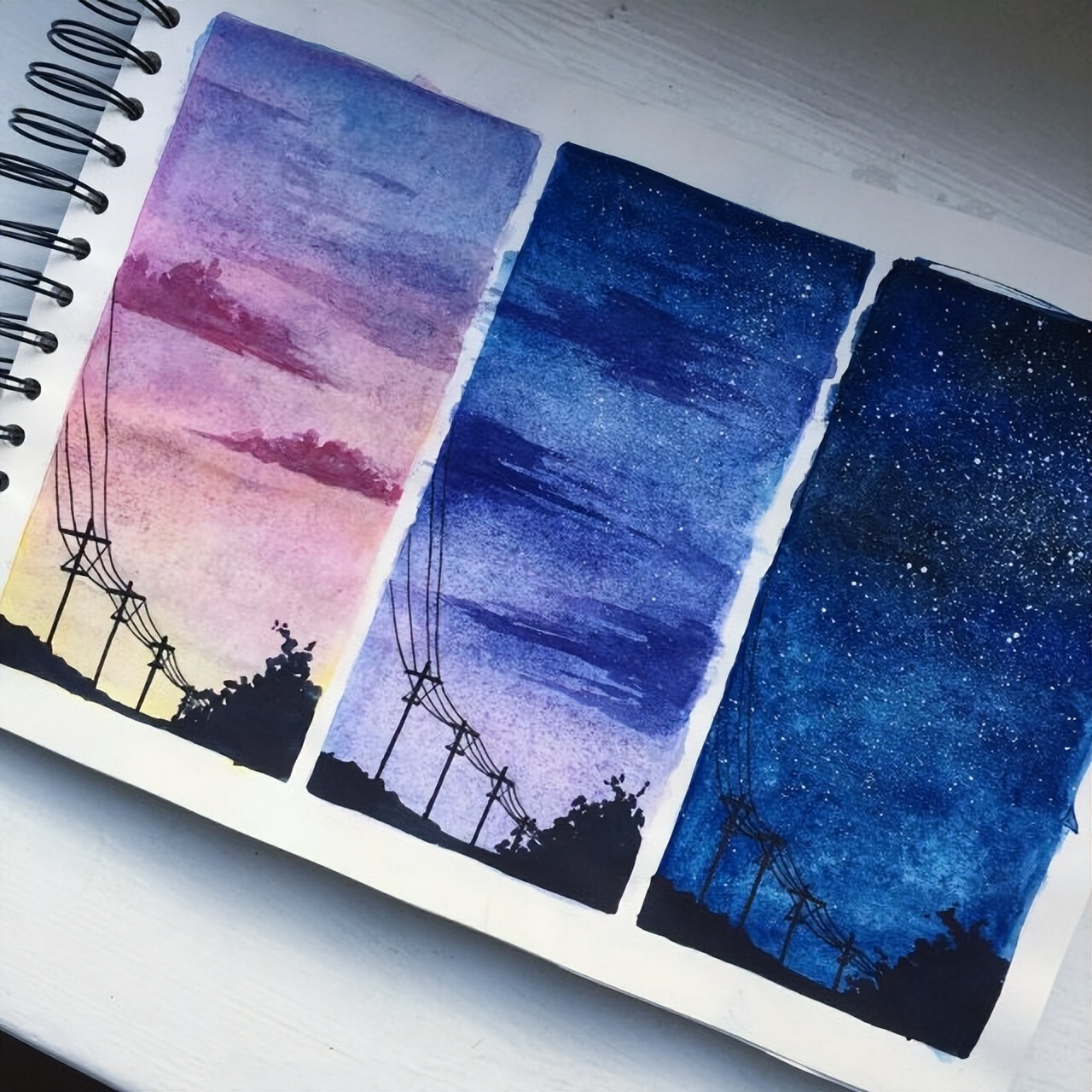 素描天空的图画(23张)