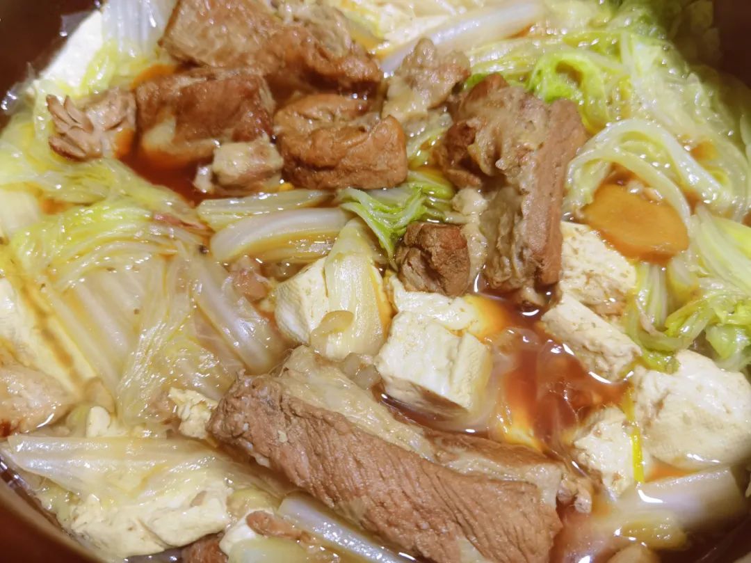 猪肉白菜豆腐汤图片