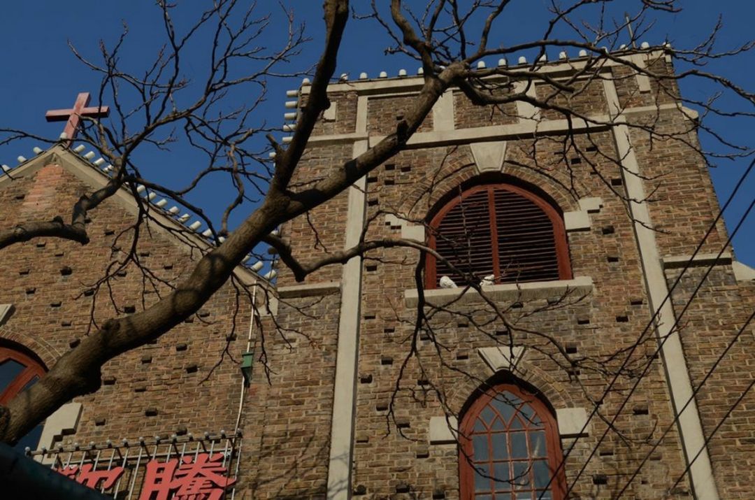 天津老建筑冈纬路教堂的历史