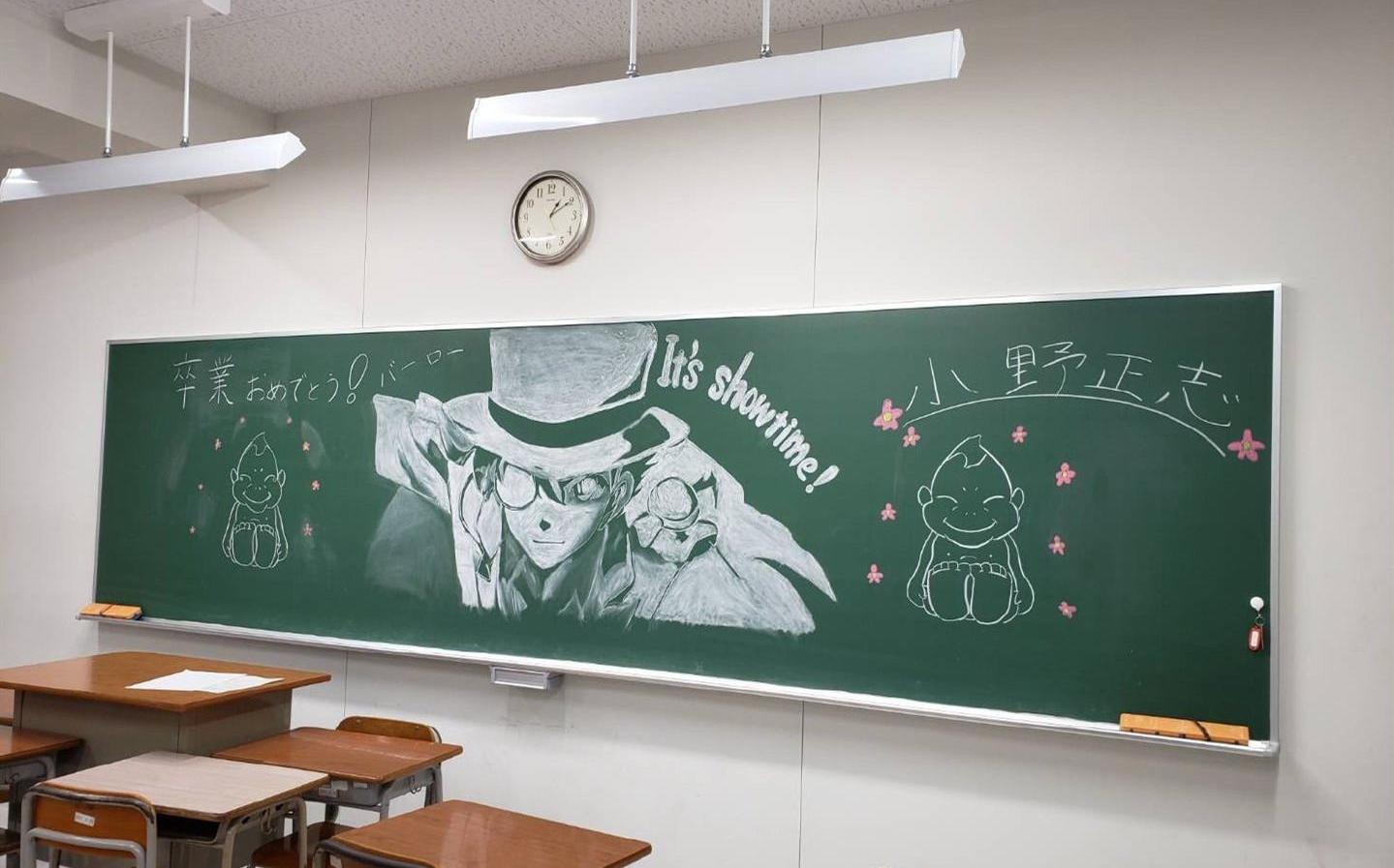 天赋虽不分国界但在黑板报漫画方面日本人真的遥遥领先