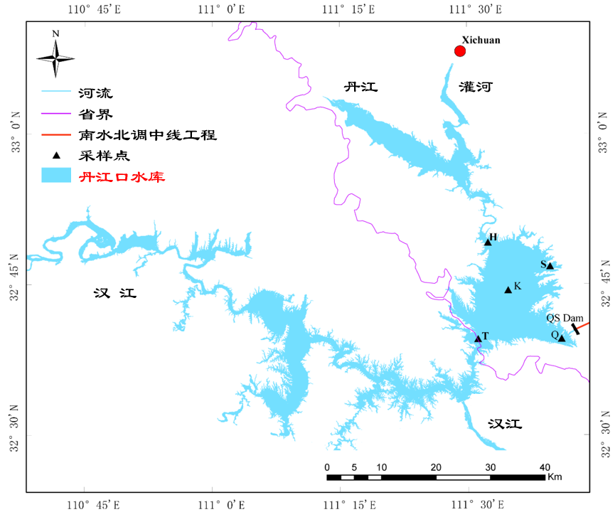 丹江口水库地图位置图片