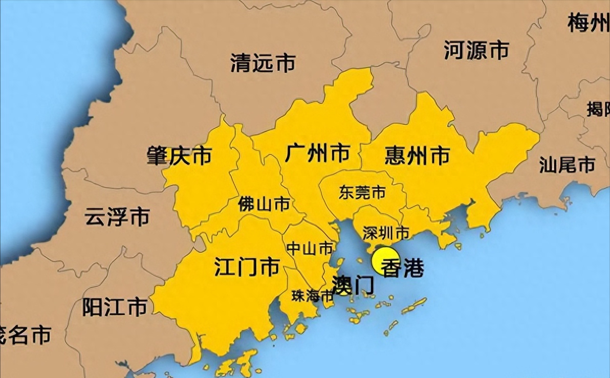 广东省区划猜想:江门市一分为三,鹤山划入佛山市,阳江分得1市