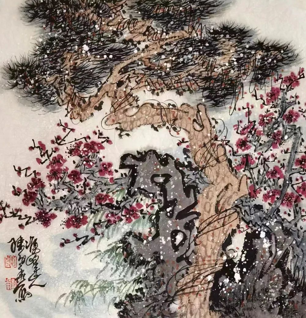 中国画花鸟·陈幼华作品欣赏