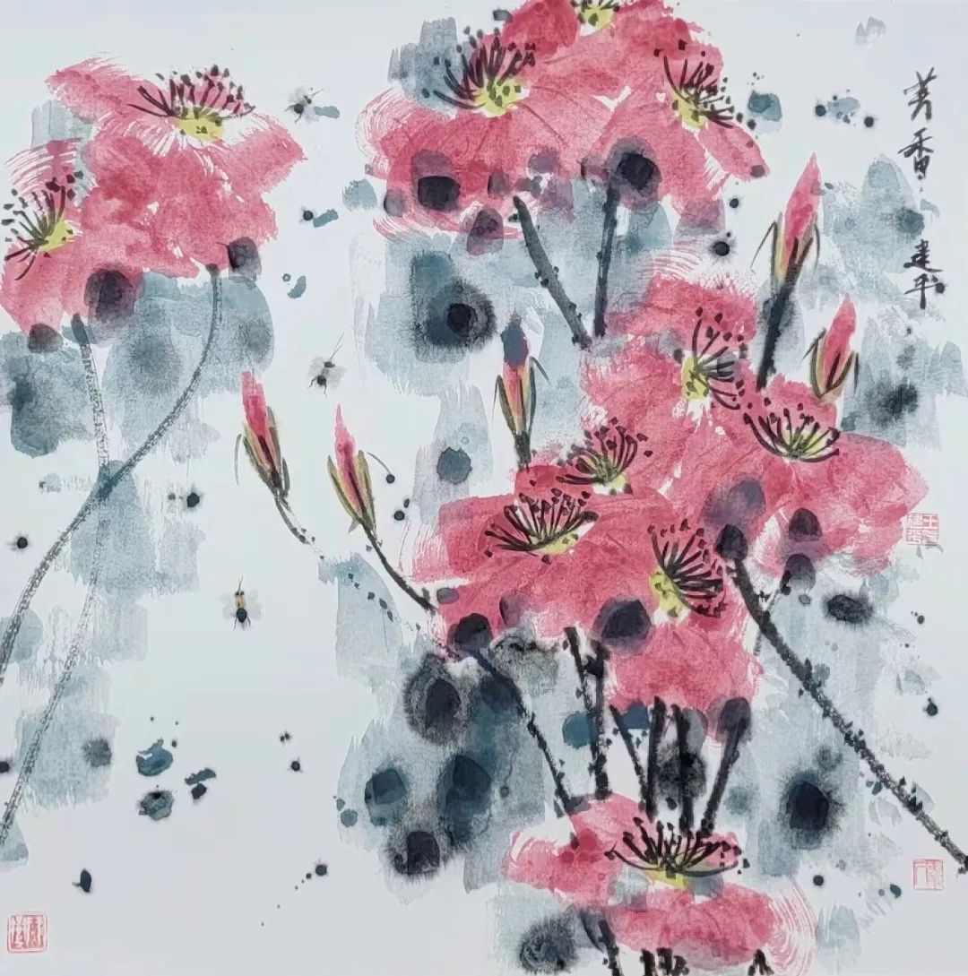 长沙市花鸟画家协会会员迎新春作品网络展