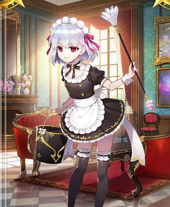 fgo:街机女仆迦摩立绘设定稿公开 希望未来能成为手游中的灵衣