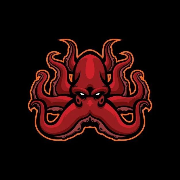 「分享」一组章鱼元素logo设计