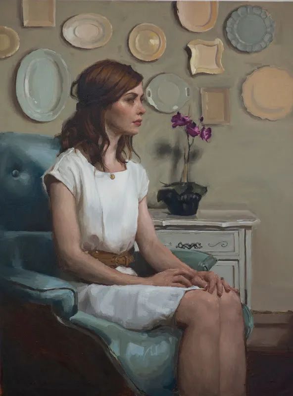 美国现代具象主义女画家油画︱玛丽·索尔的作品