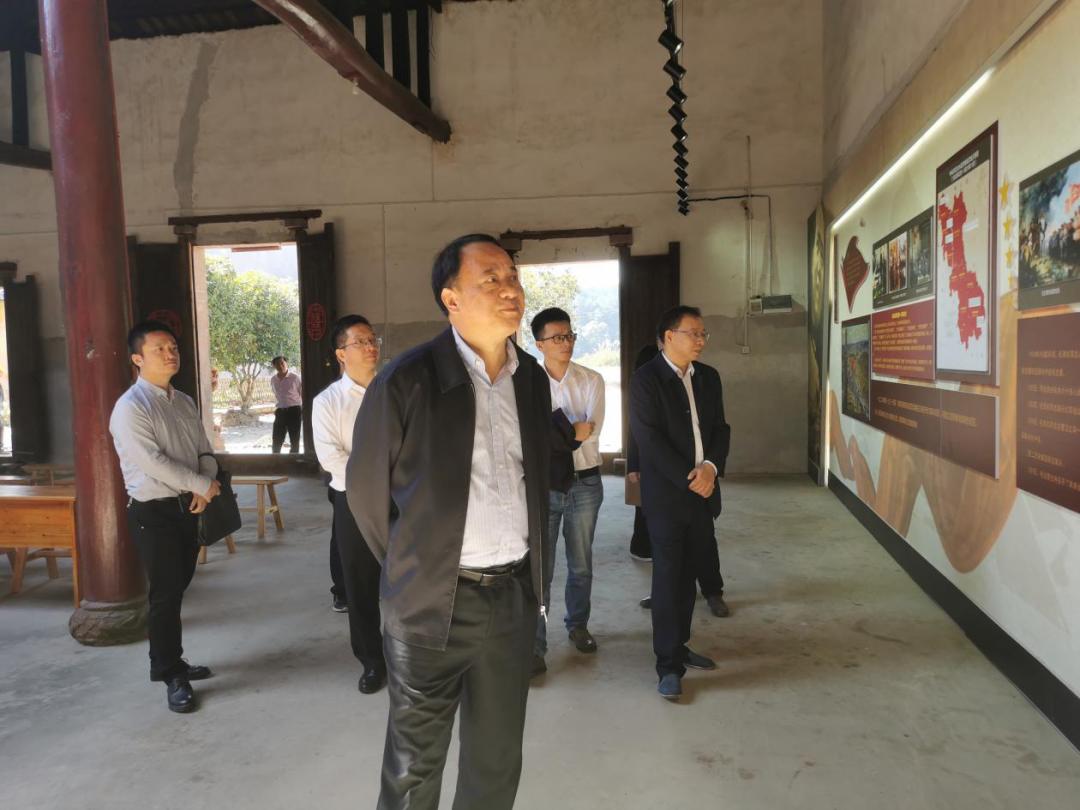 省级红色名村调研组到白沙镇木口村调研红色名村建设工作