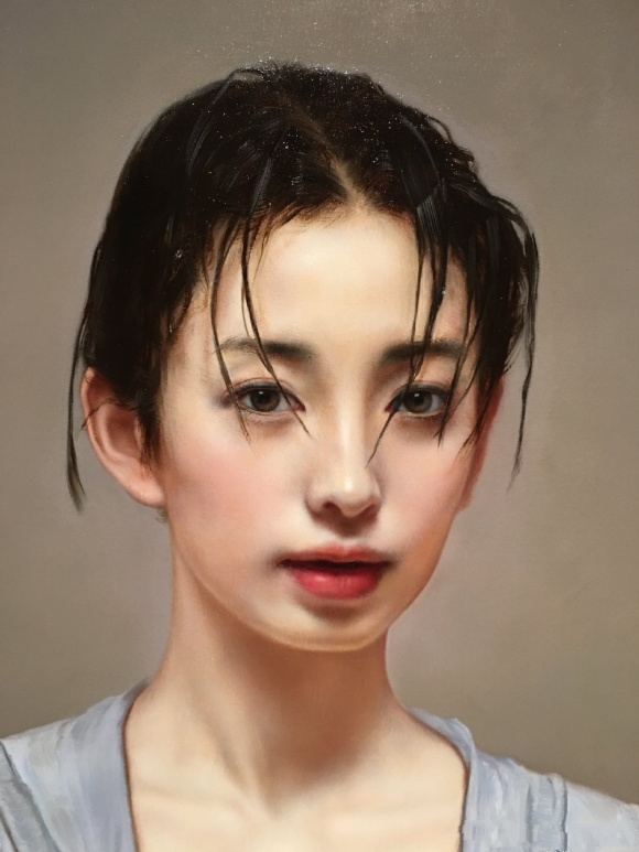 超级写实,形神具在的油画,由李贵军贡献
