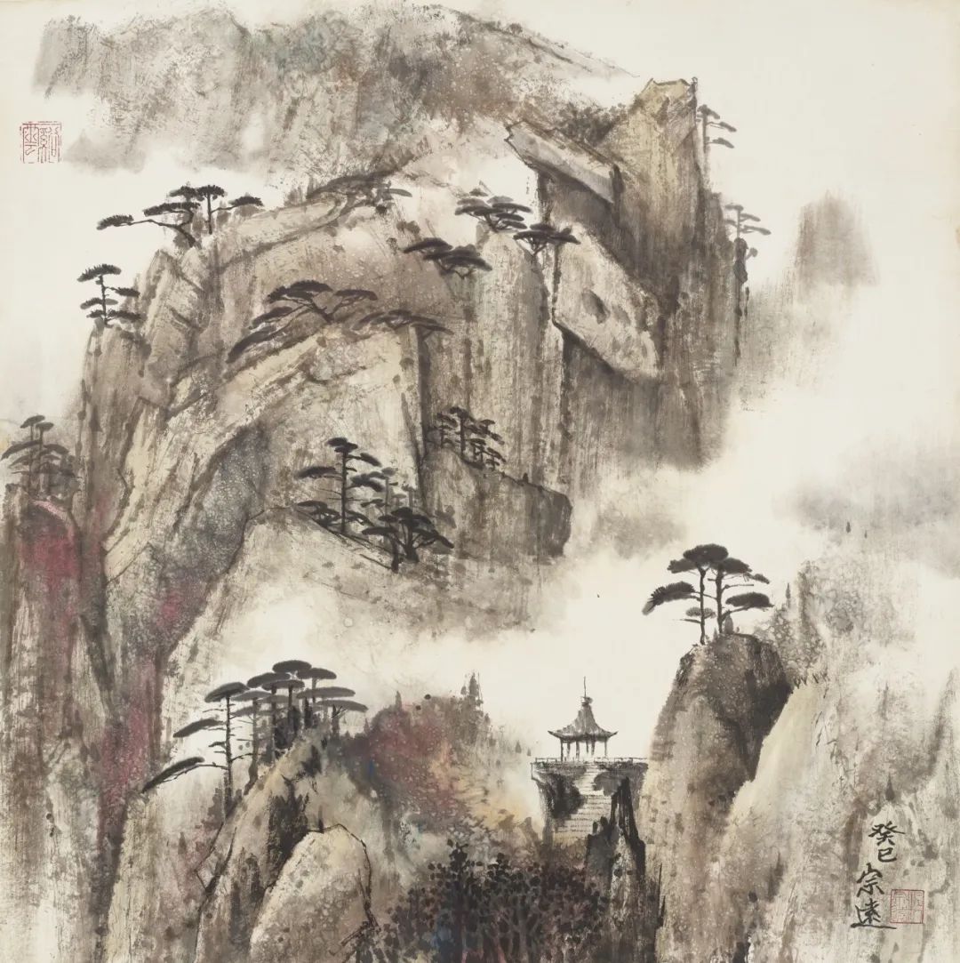 荣宝斋顾问,荣宝斋画院名誉院长,郜宗远国画山水画作品欣赏