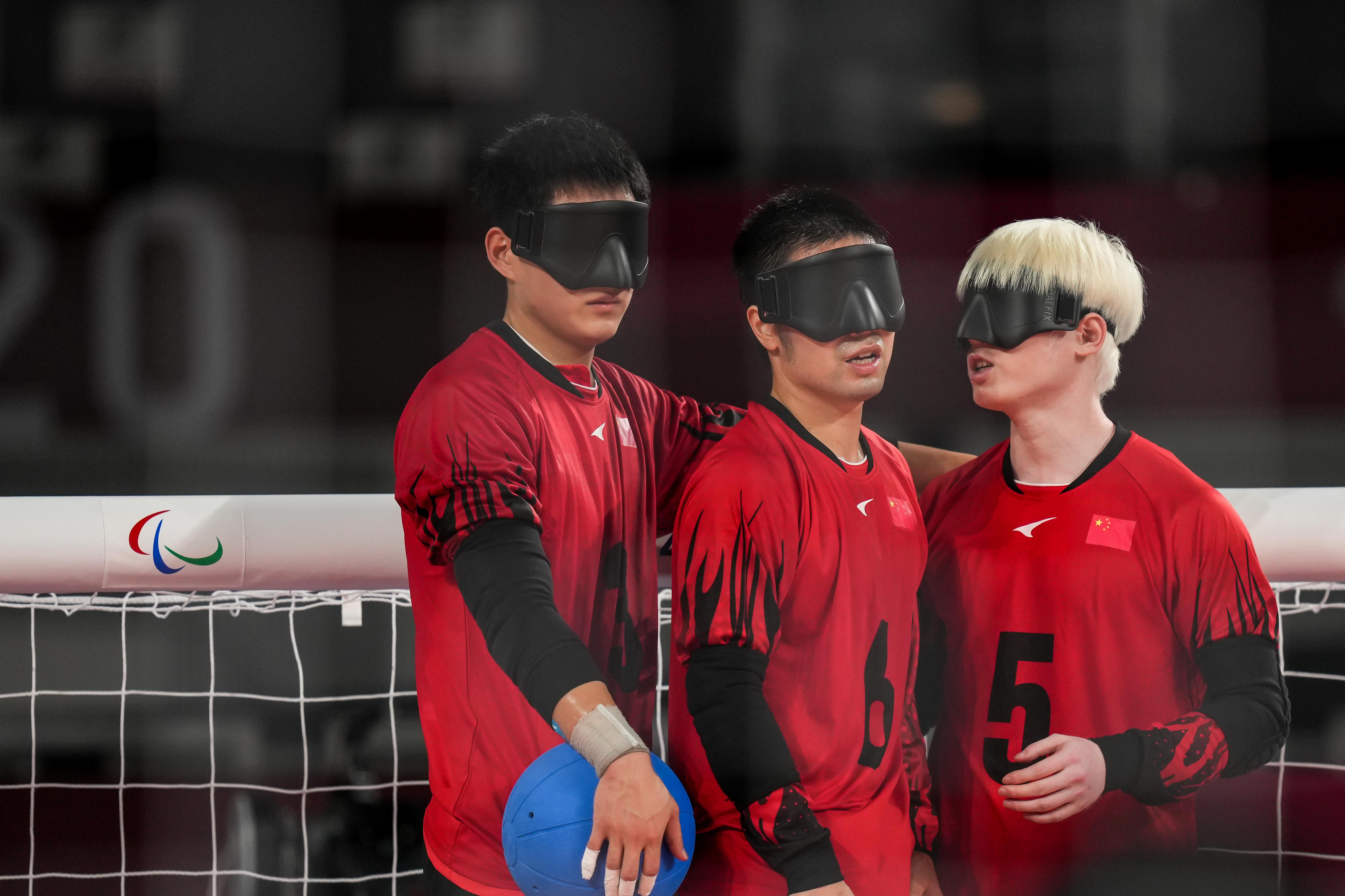 盲人门球——男子决赛:中国队获得亚军