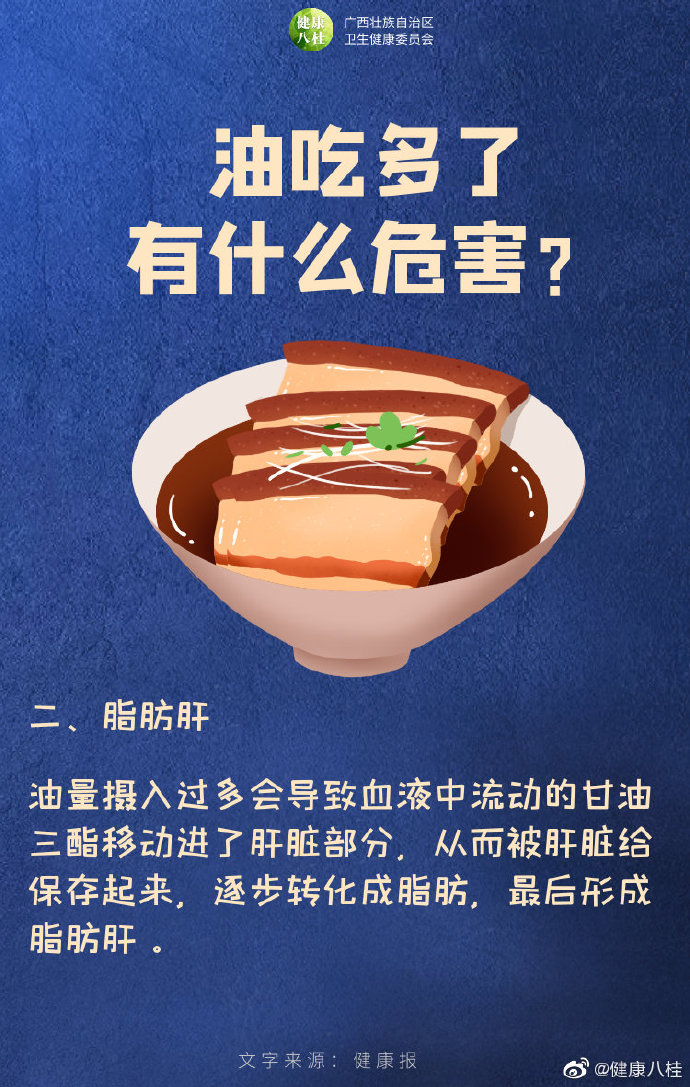 过量吃油有危害,别小看这几种病