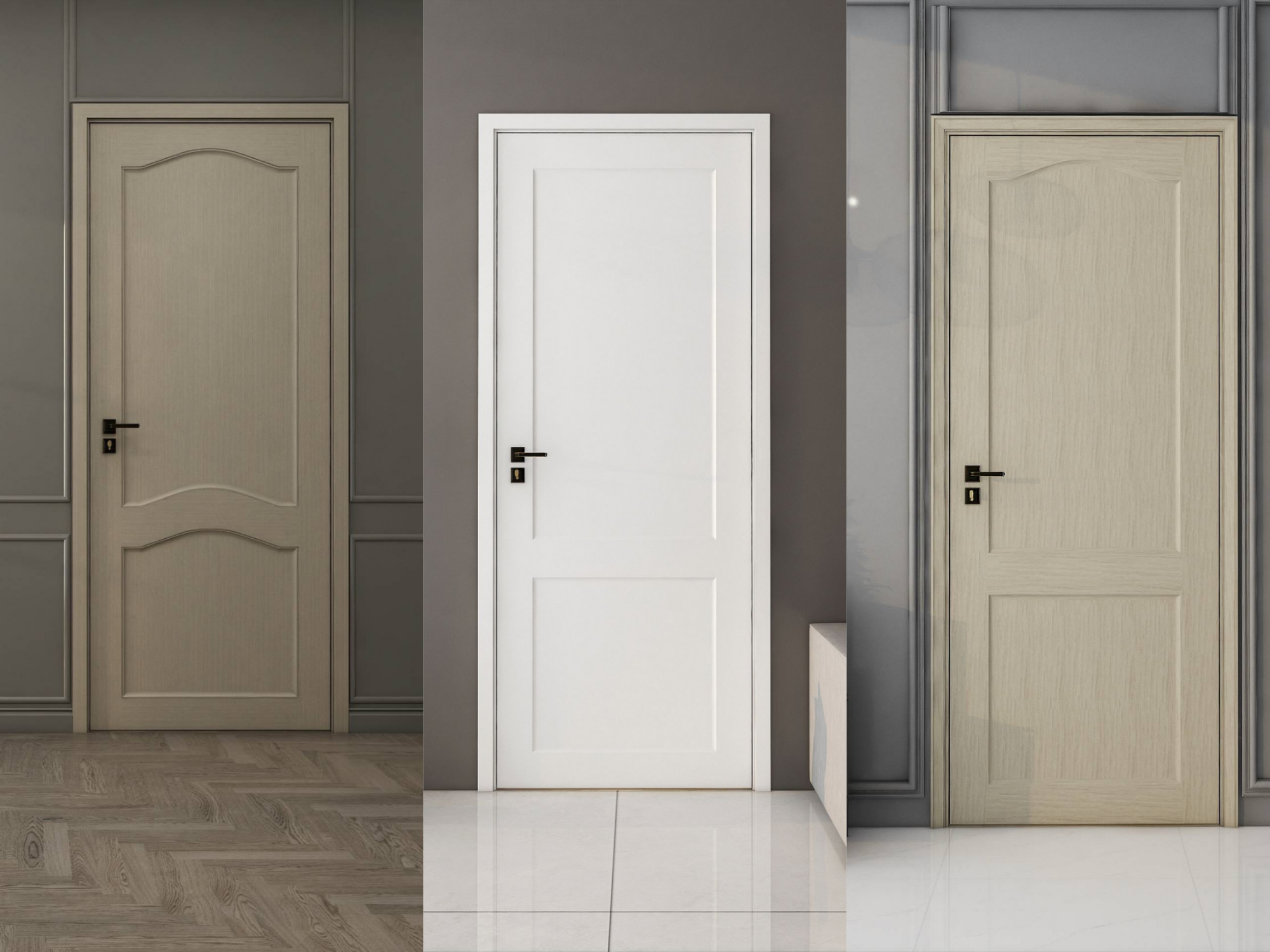 木门选购|简约时尚系列,适用于比较现代的装修风格