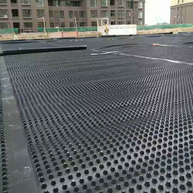 地下室 车库 地库 顶板 塑料疏水板