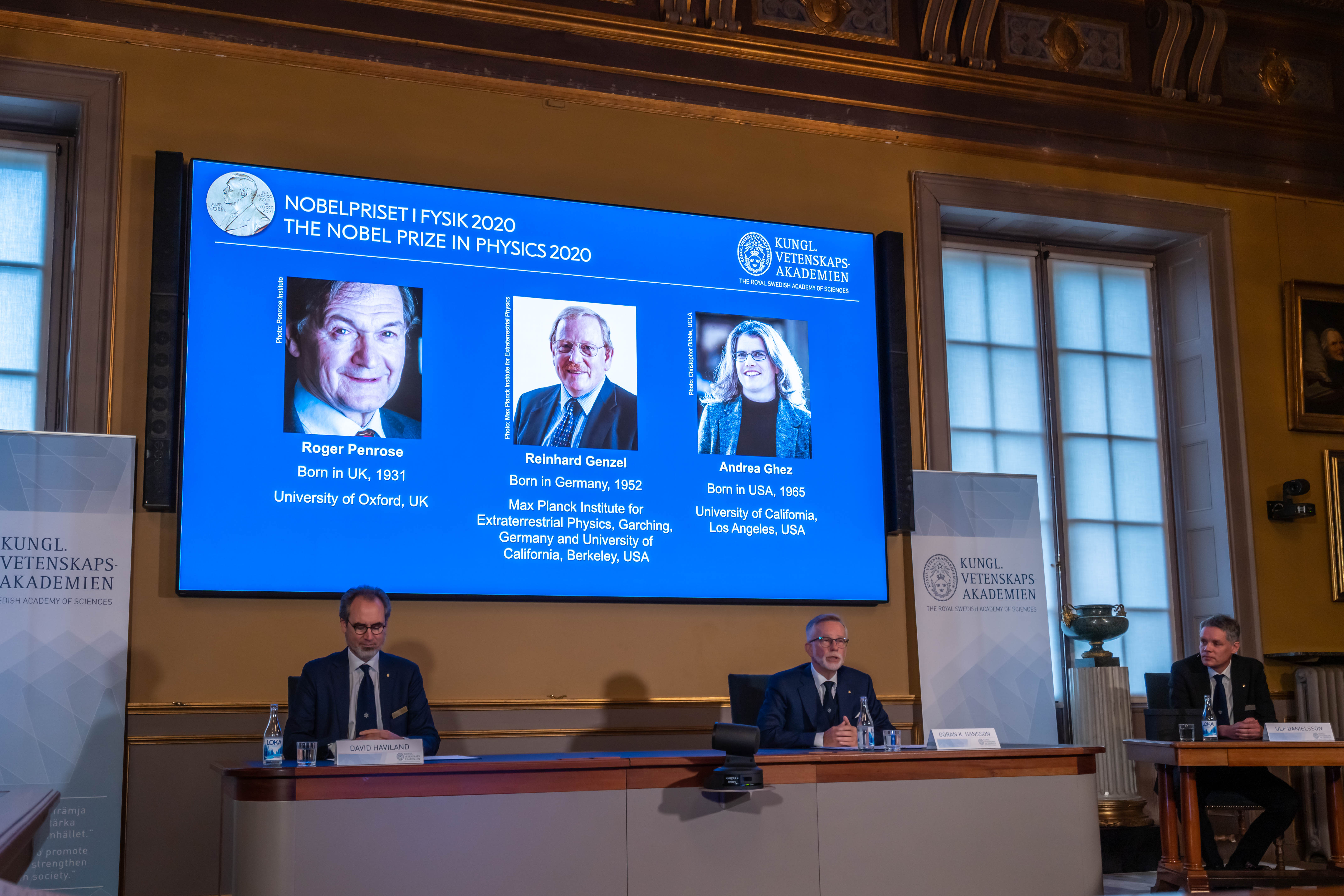 三名科学家分享2020年诺贝尔物理学奖(1)