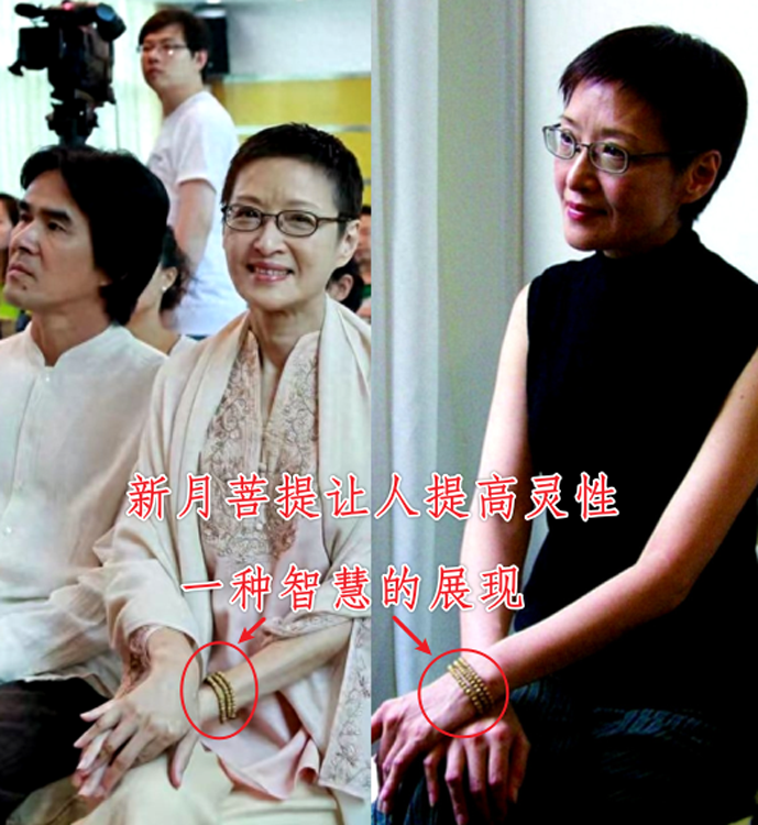 年过70的胡因梦回归朴质,打扮中性,依旧清新优雅不染尘埃