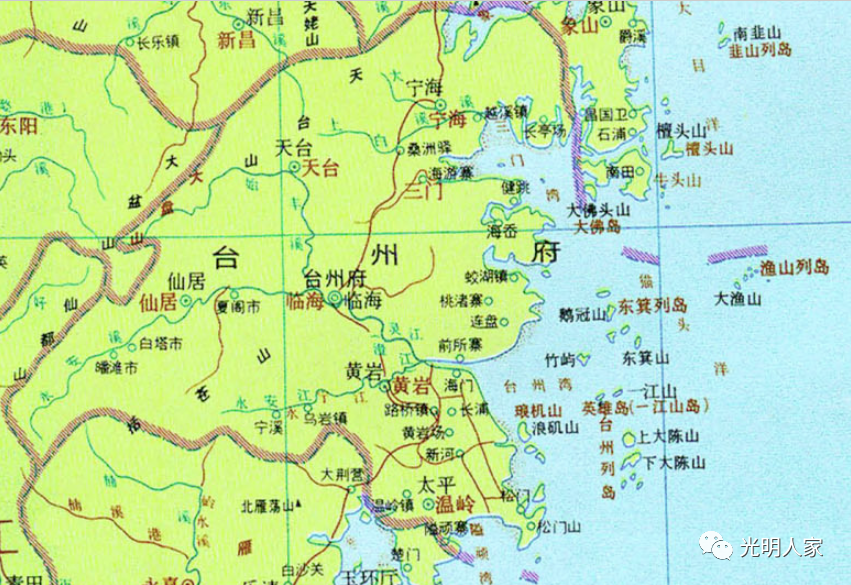 清朝浙江省行政区划图片