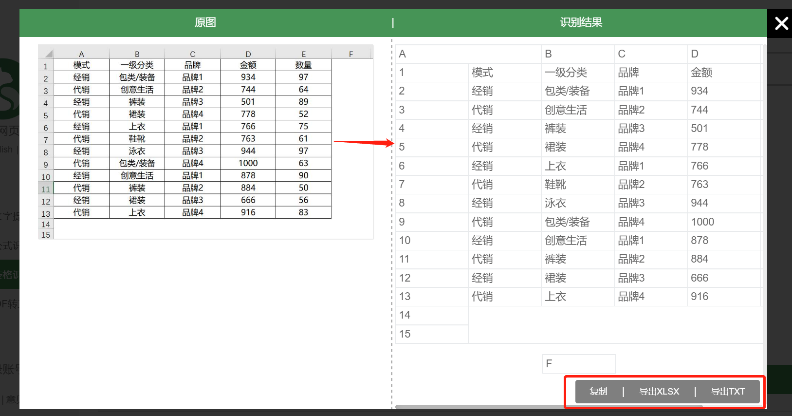 excel图片转表格,快速提取图片数据,5种方法提取图片表格数据